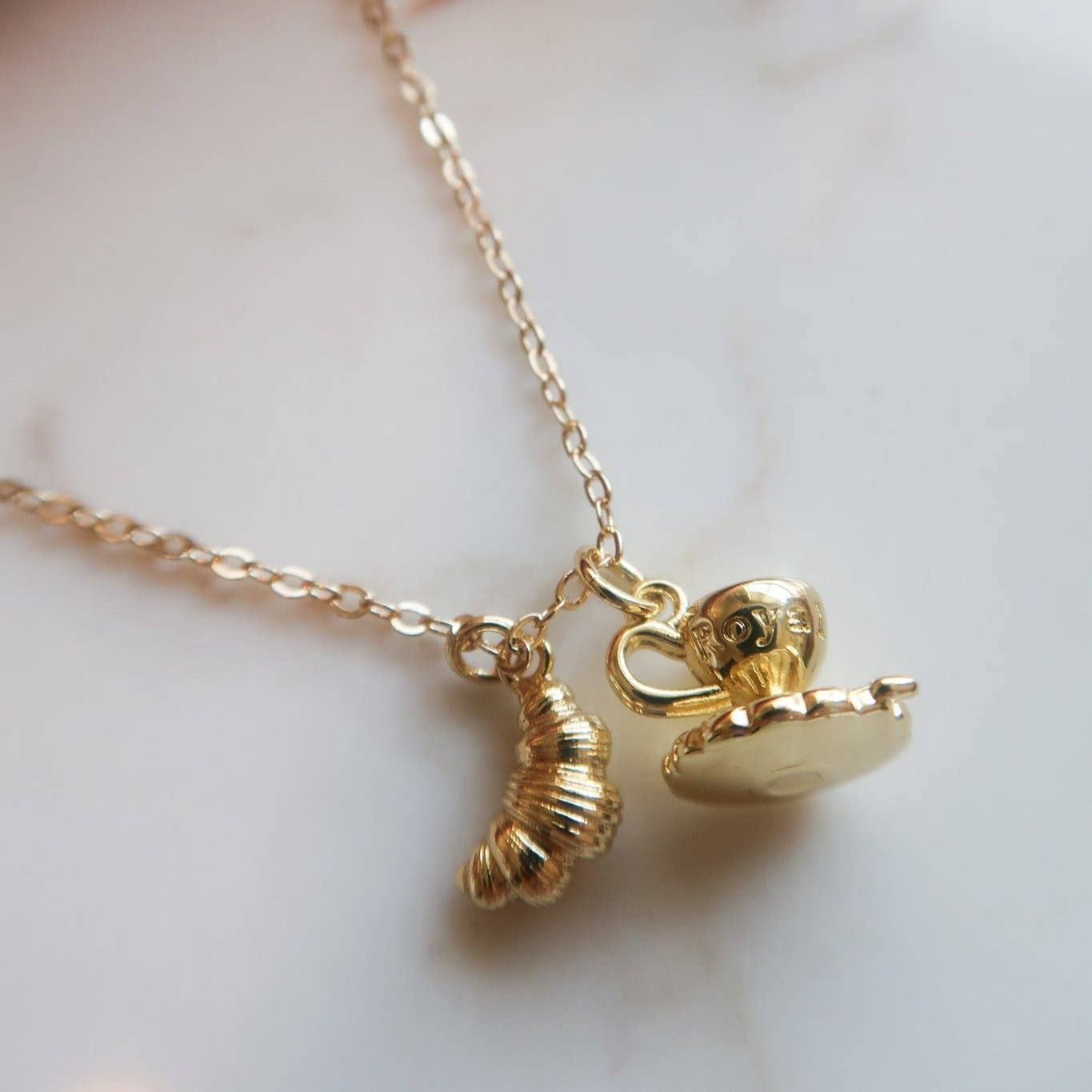 Bittersweet Petit Croissant Necklace
