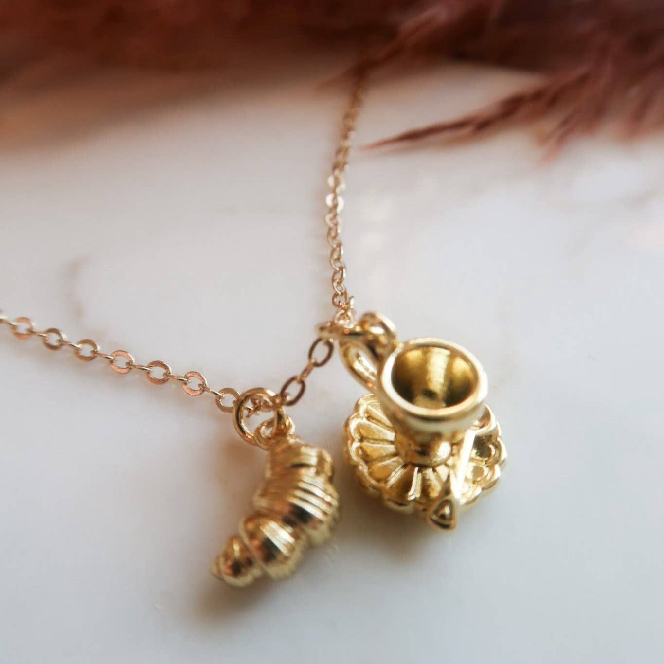 Bittersweet Petit Croissant Necklace