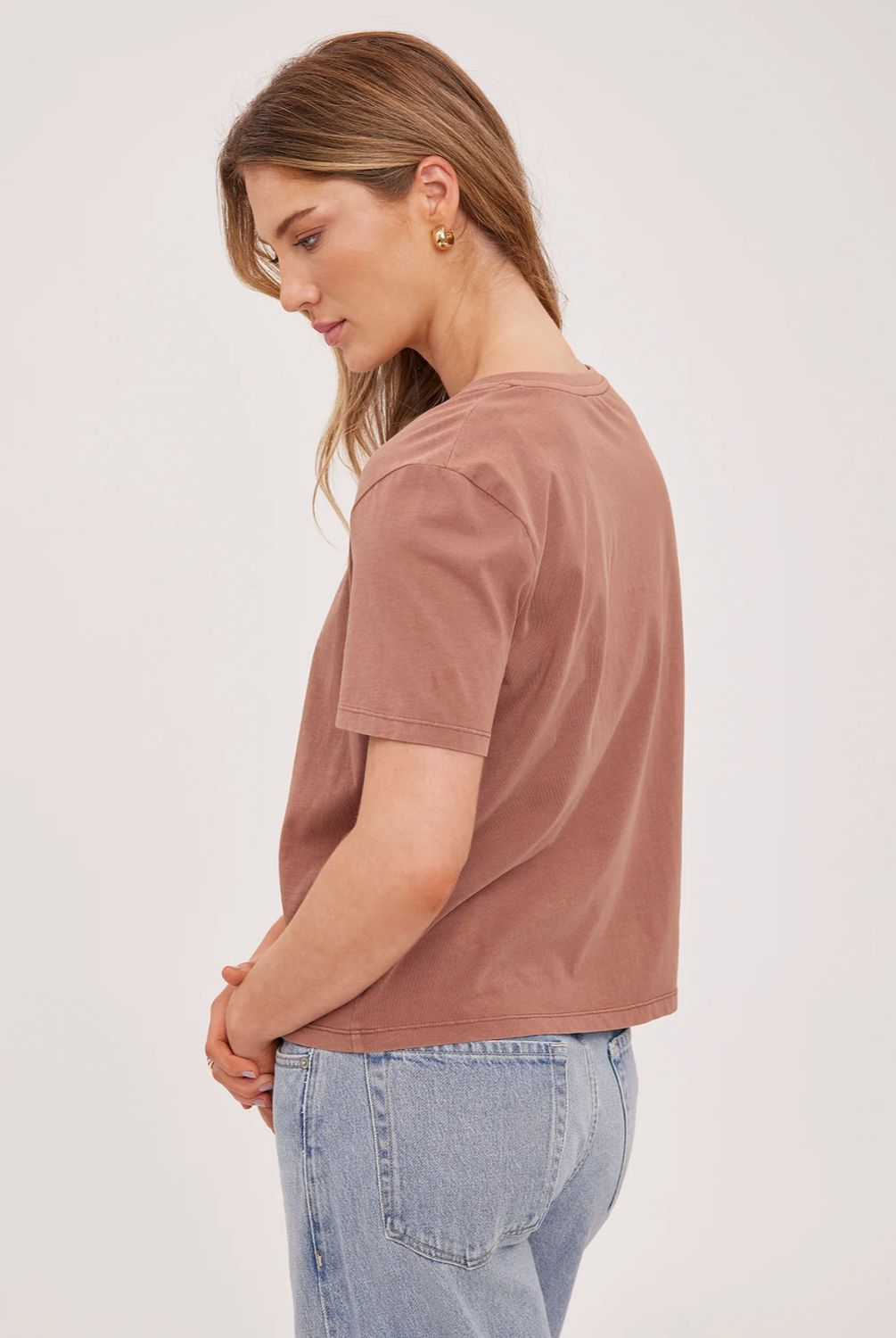 Gentle Fawn Lucy V Neck Tee