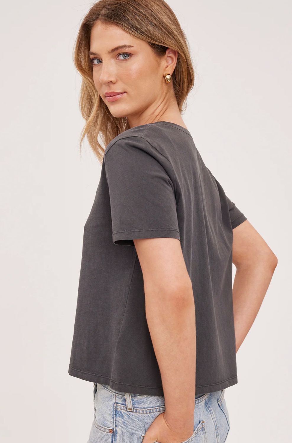 Gentle Fawn Lucy V Neck Tee