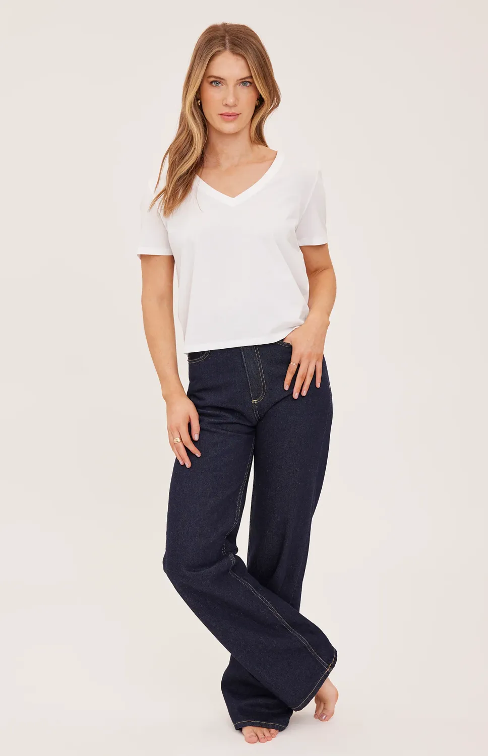Gentle Fawn Lucy V Neck Tee