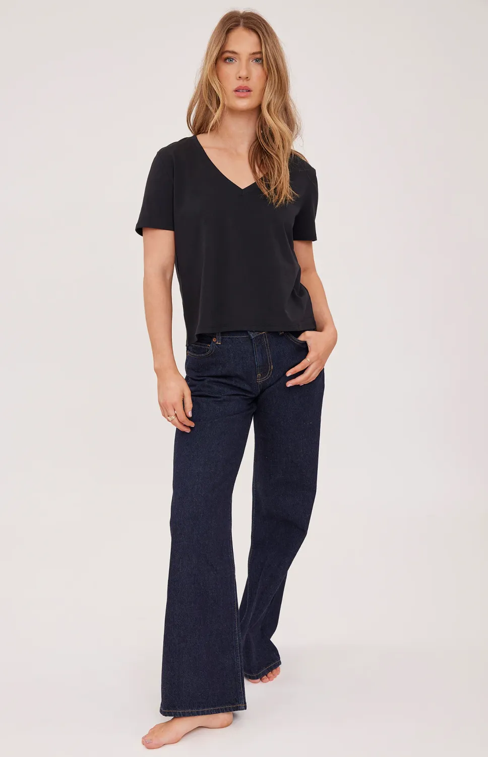 Gentle Fawn Lucy V Neck Tee