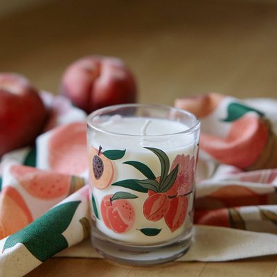 Paper Farm Press Peach Blossom Scented Soy Hand-Poured Candle