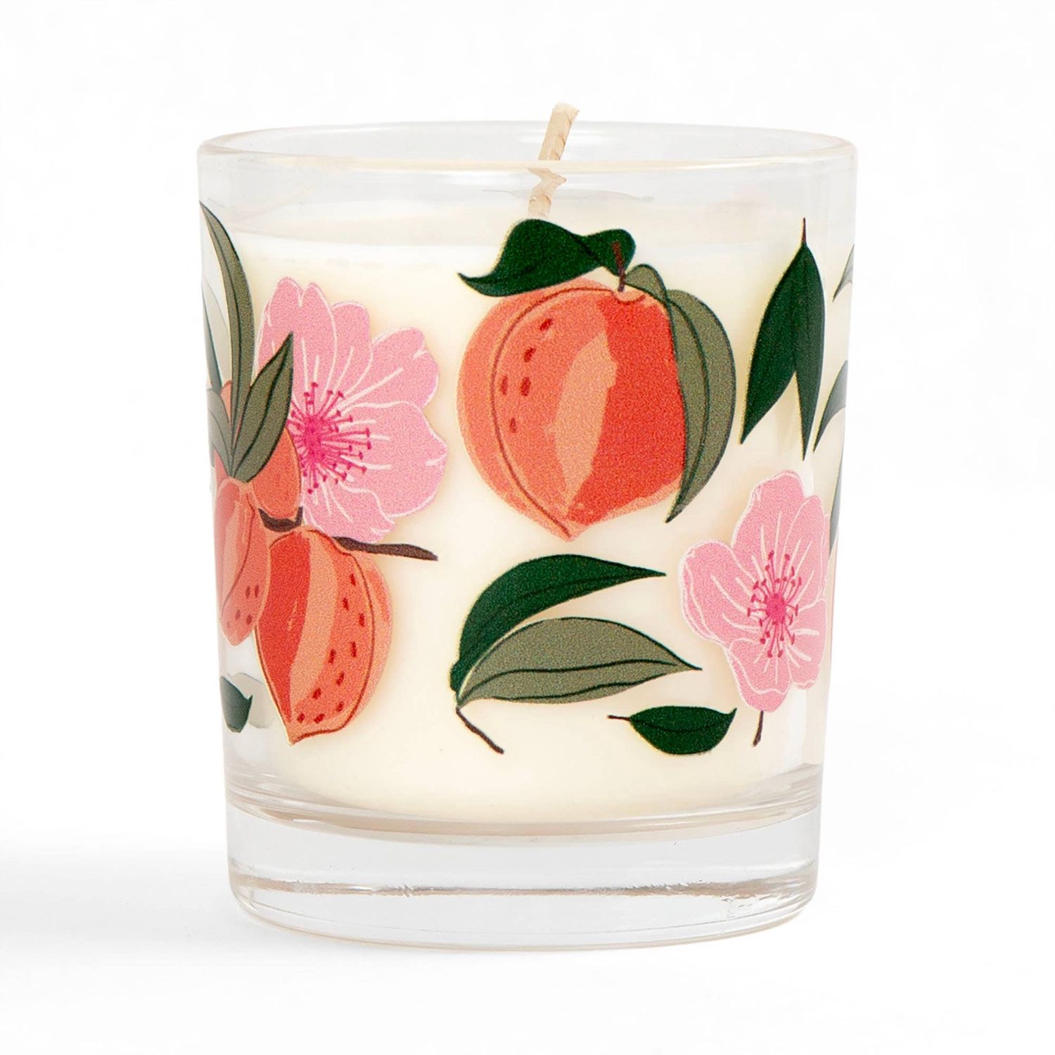 Paper Farm Press Peach Blossom Scented Soy Hand-Poured Candle