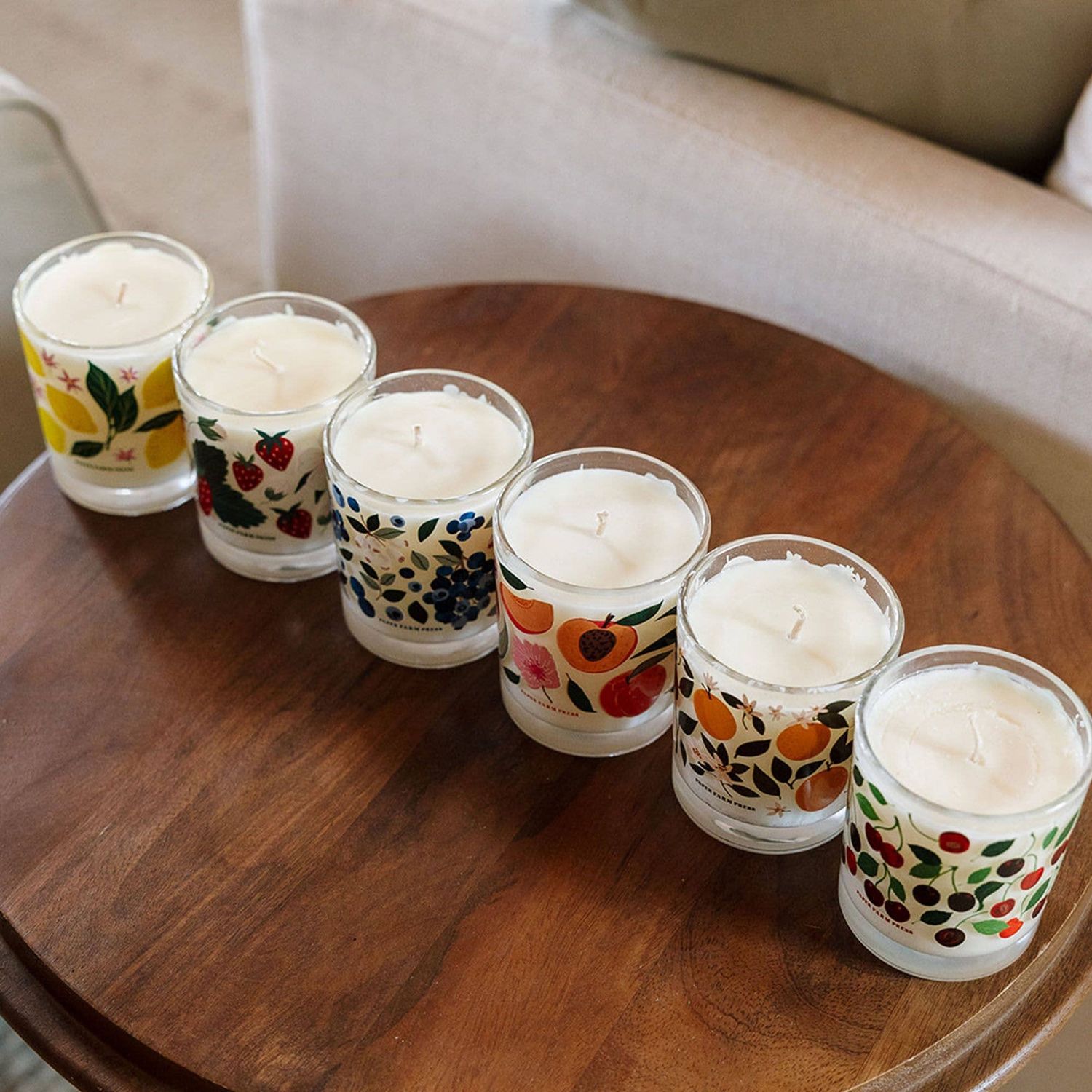 Paper Farm Press Peach Blossom Scented Soy Hand-Poured Candle