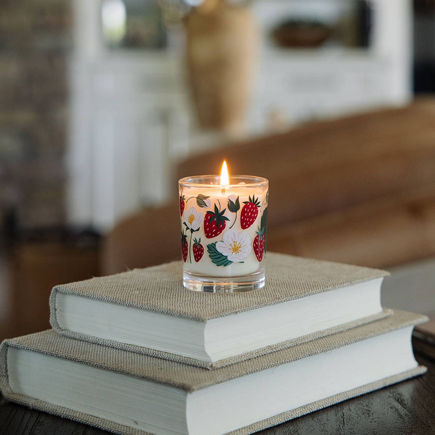 Paper Farm Press Strawberry Patch Soy Candle
