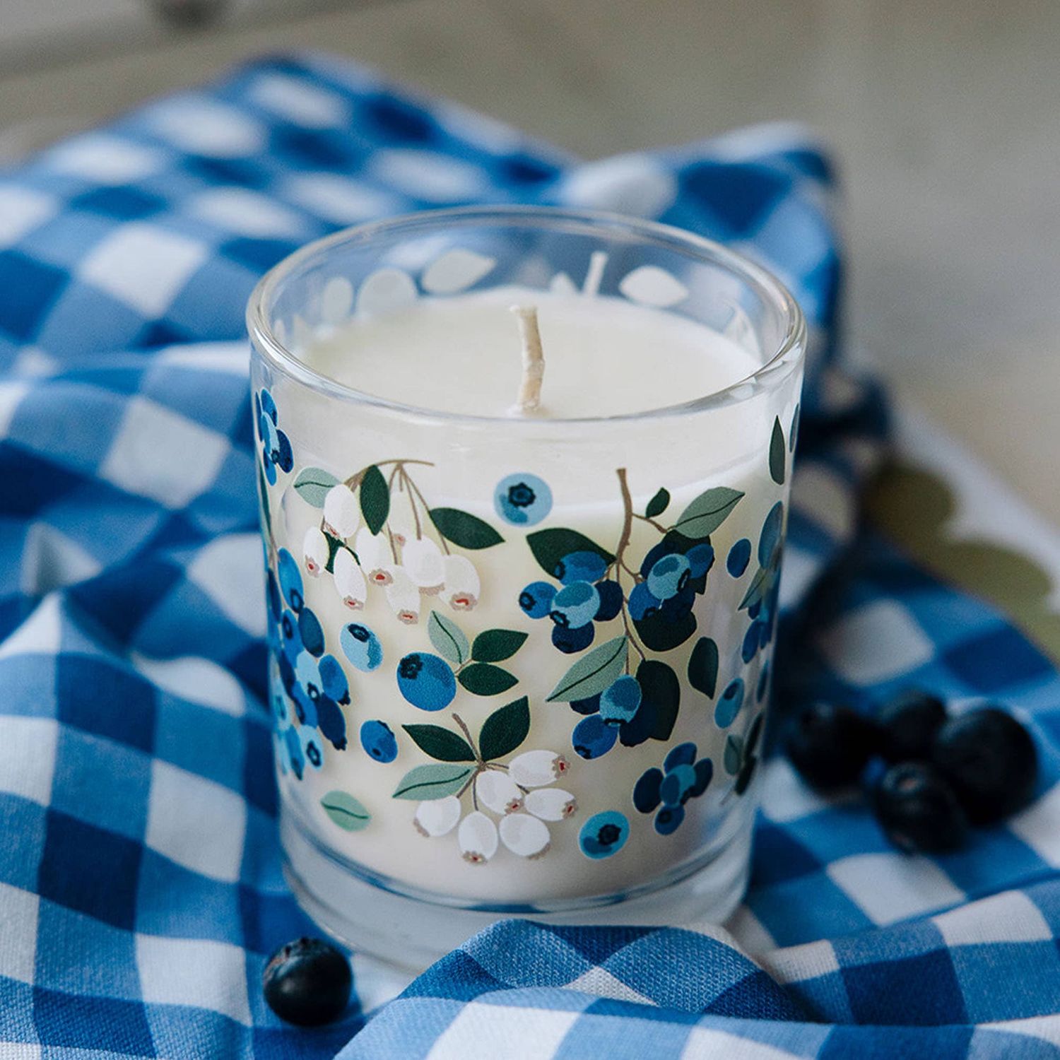 Paper Farm Press Blueberry Field Soy Candle