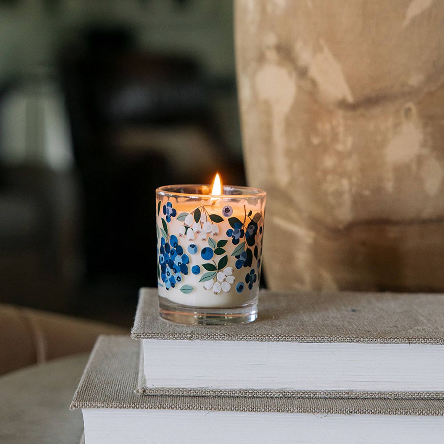 Paper Farm Press Blueberry Field Soy Candle