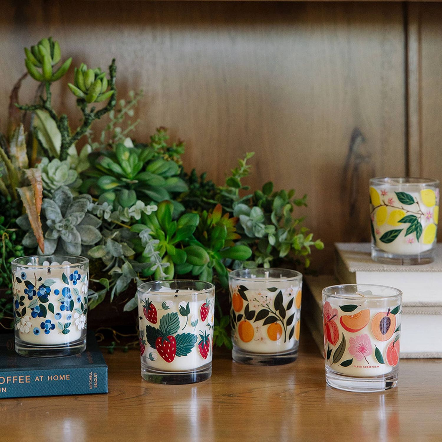 Paper Farm Press Blueberry Field Soy Candle