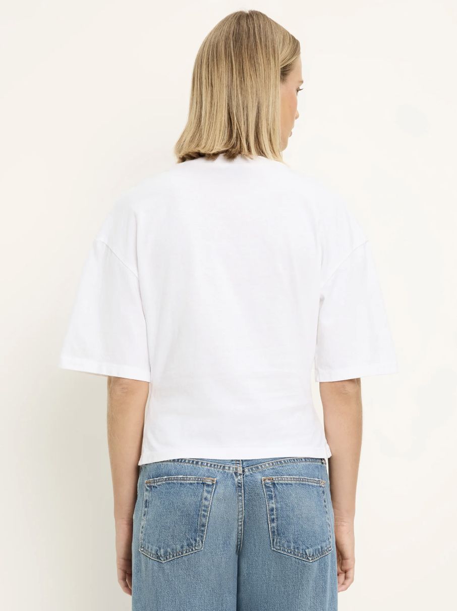 Michael Stars Zinnia Side Pleated Tee