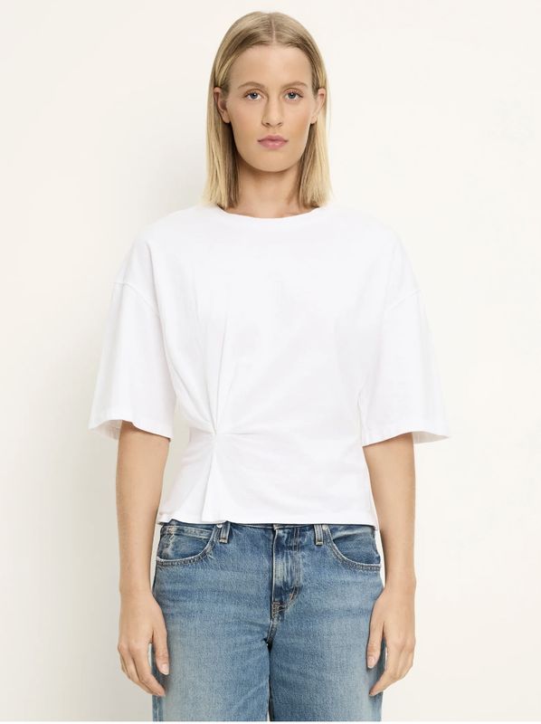 Michael Stars Zinnia Side Pleated Tee