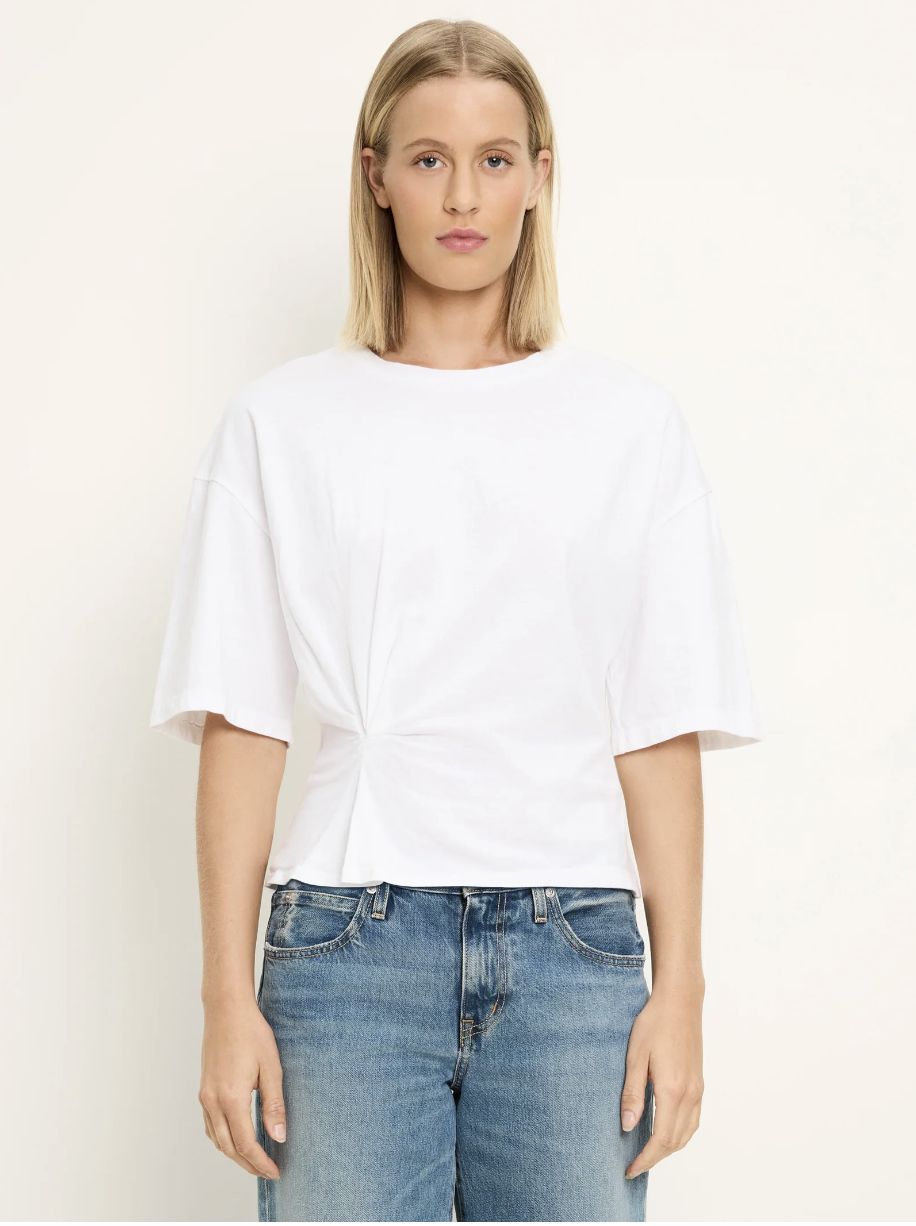 Michael Stars Zinnia Side Pleated Tee