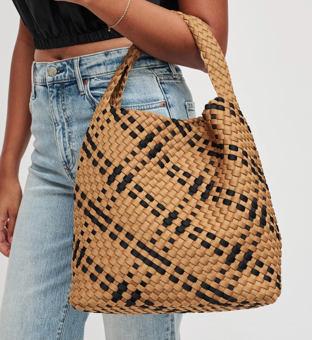 Celestial Woven Neoprene Hobo