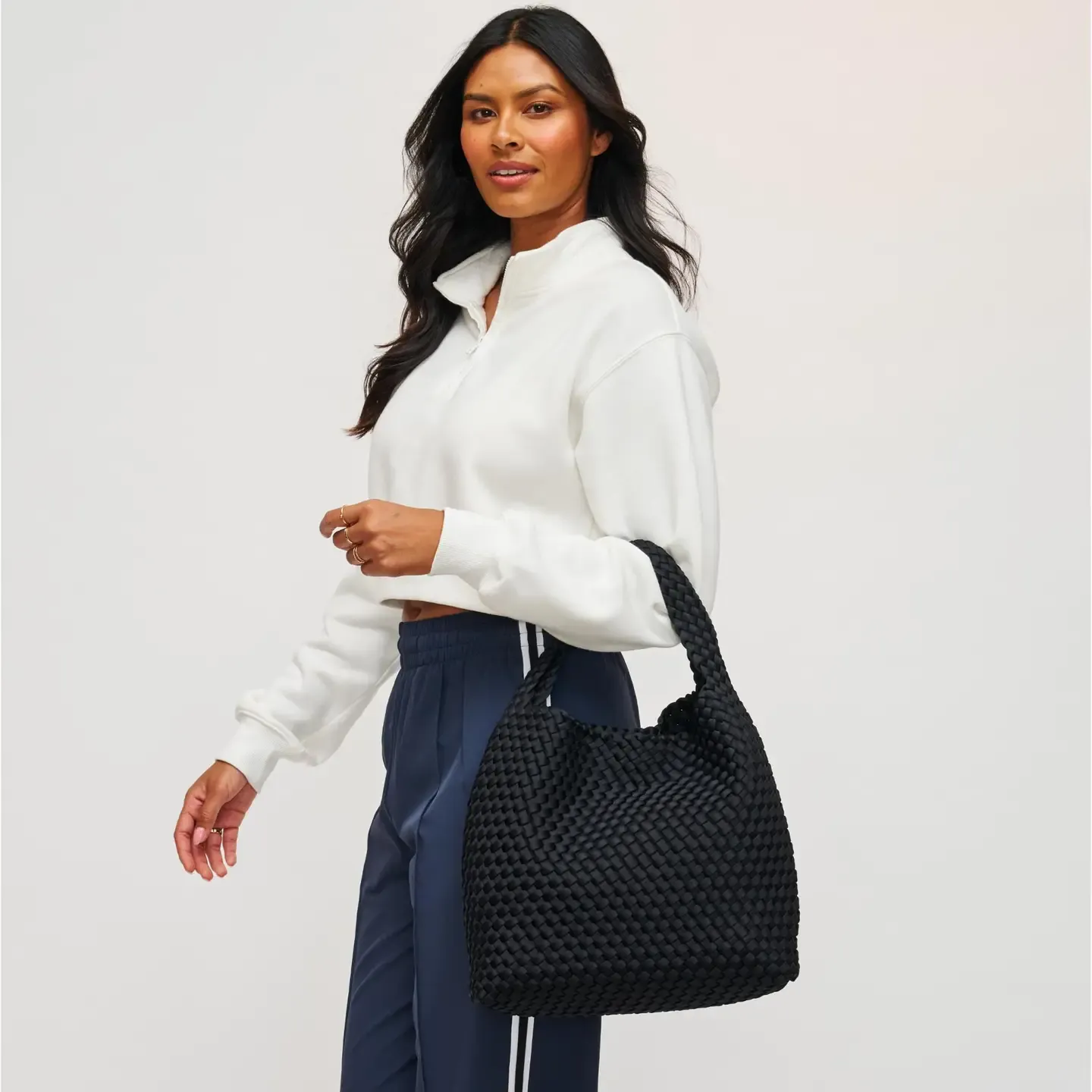 Celestial Woven Neoprene Hobo