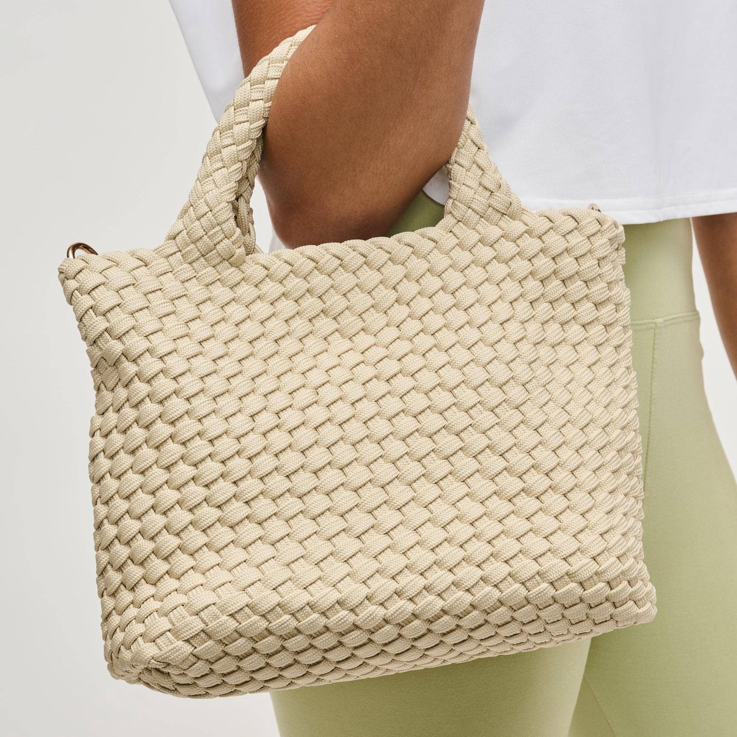 Sky's The Limit Small Sustainable Crossbody, Color: Beige