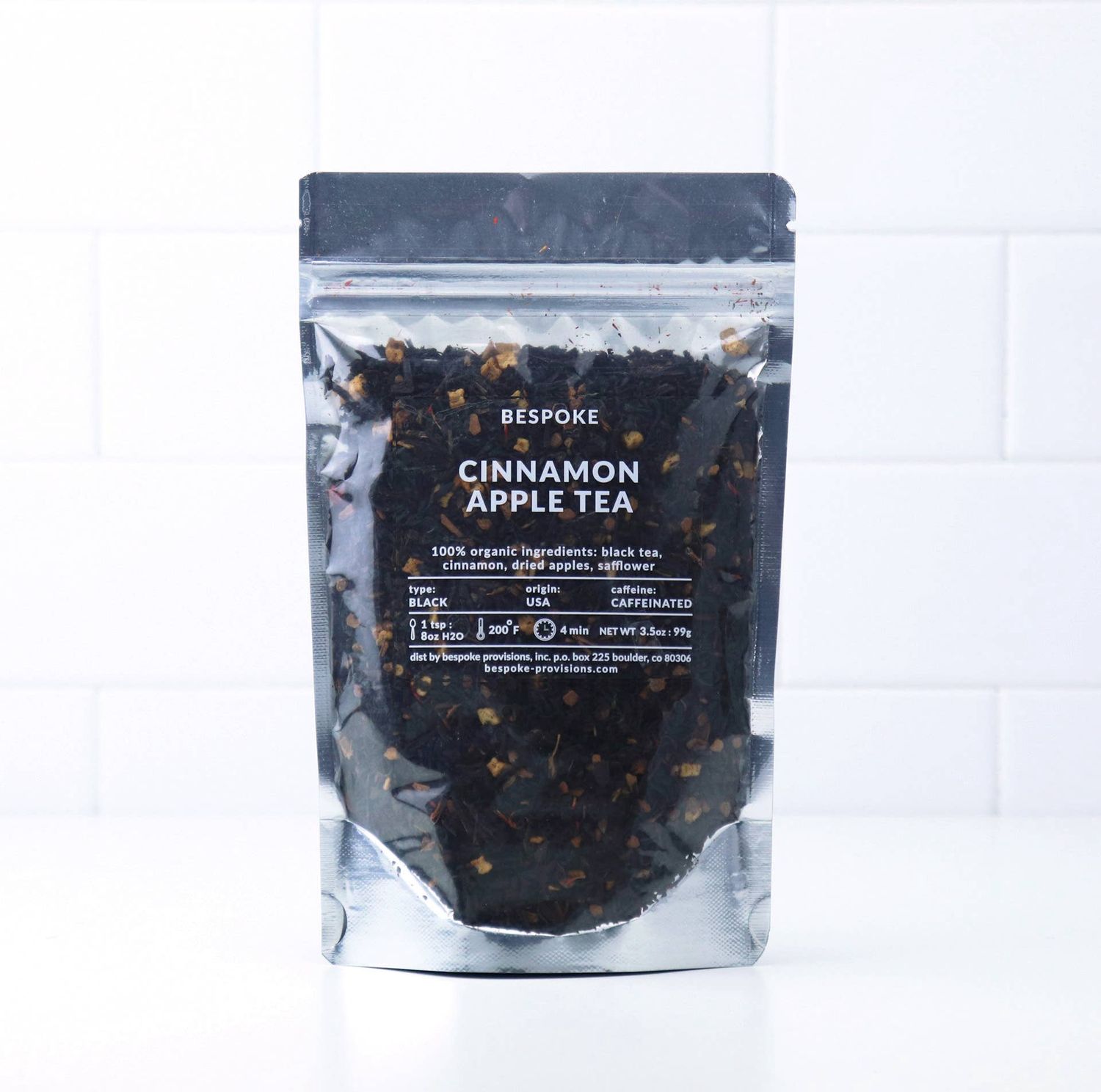 Cinnamon Apple Black Tea - Organic Premium Loose Leaf 3.5oz