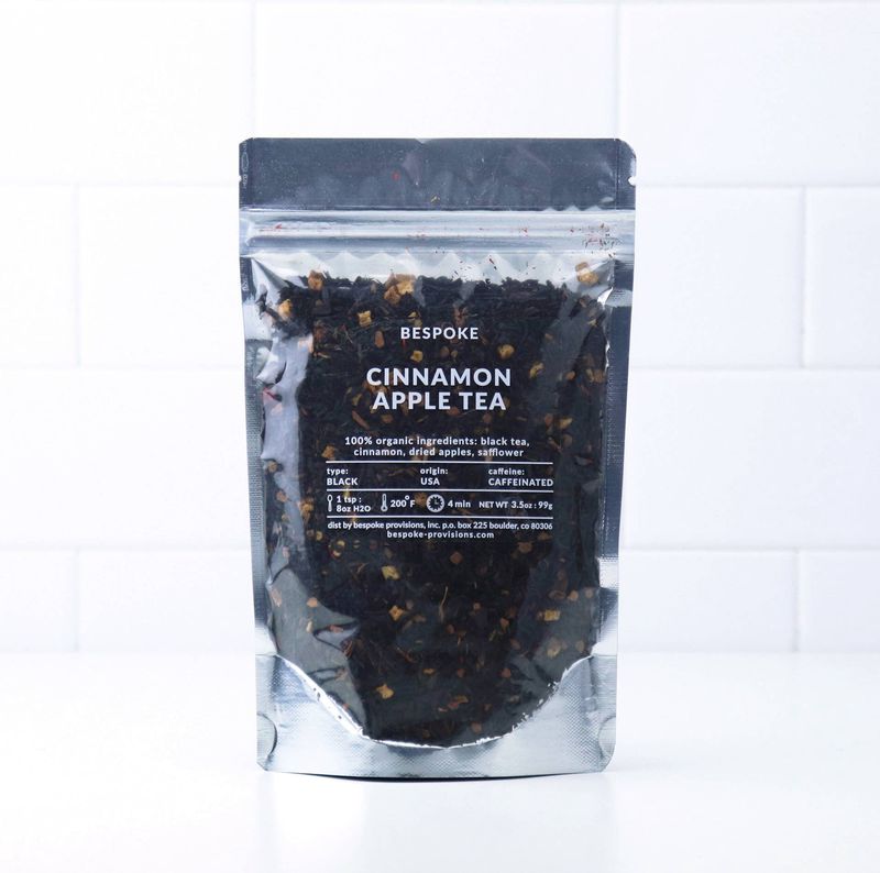 Cinnamon Apple Black Tea - Organic Premium Loose Leaf 3.5oz