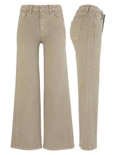 Kut from the Kloth Meg High Rise with Side Panel, Colour: MILK TEA, Size: 00