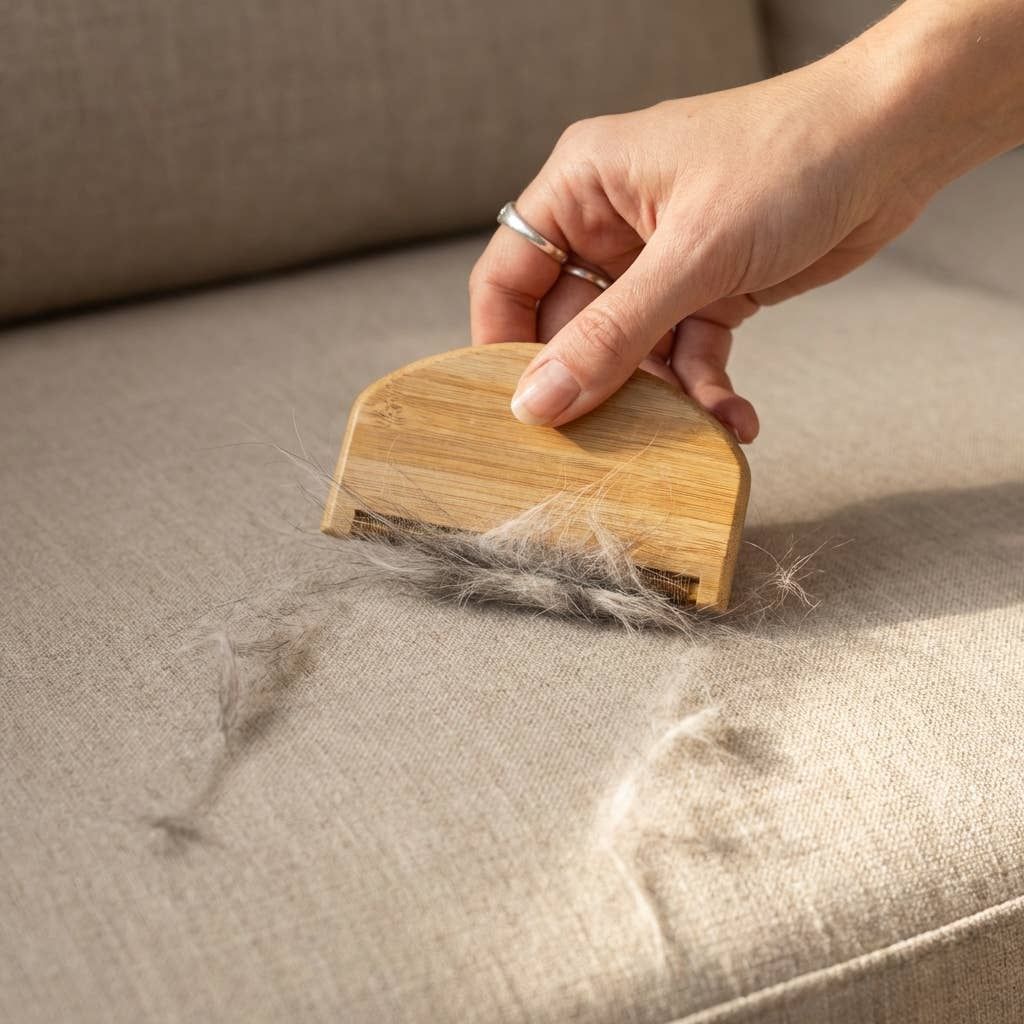 Bamboo Switch Travel Lint Remover