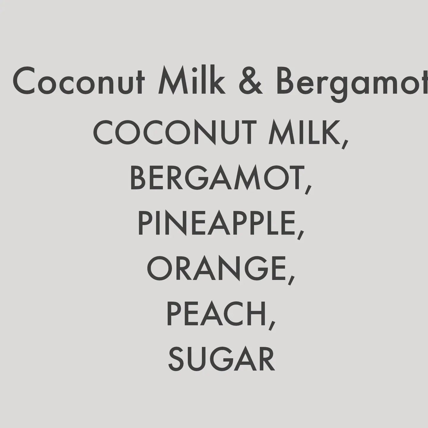 Splash N Go Coconut Milk &amp; Bergamot Candle