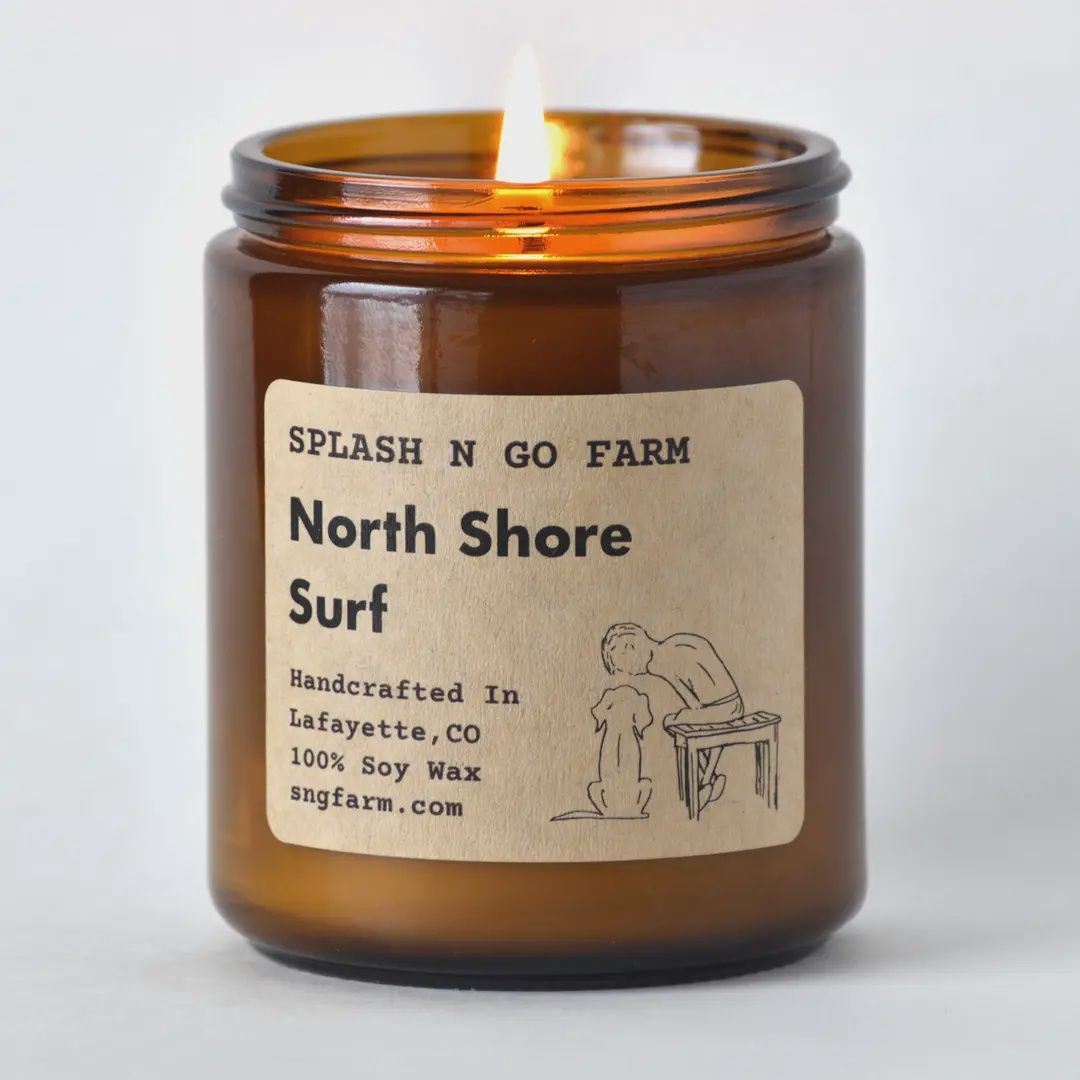 Splash N Go North Shore Surf Candle