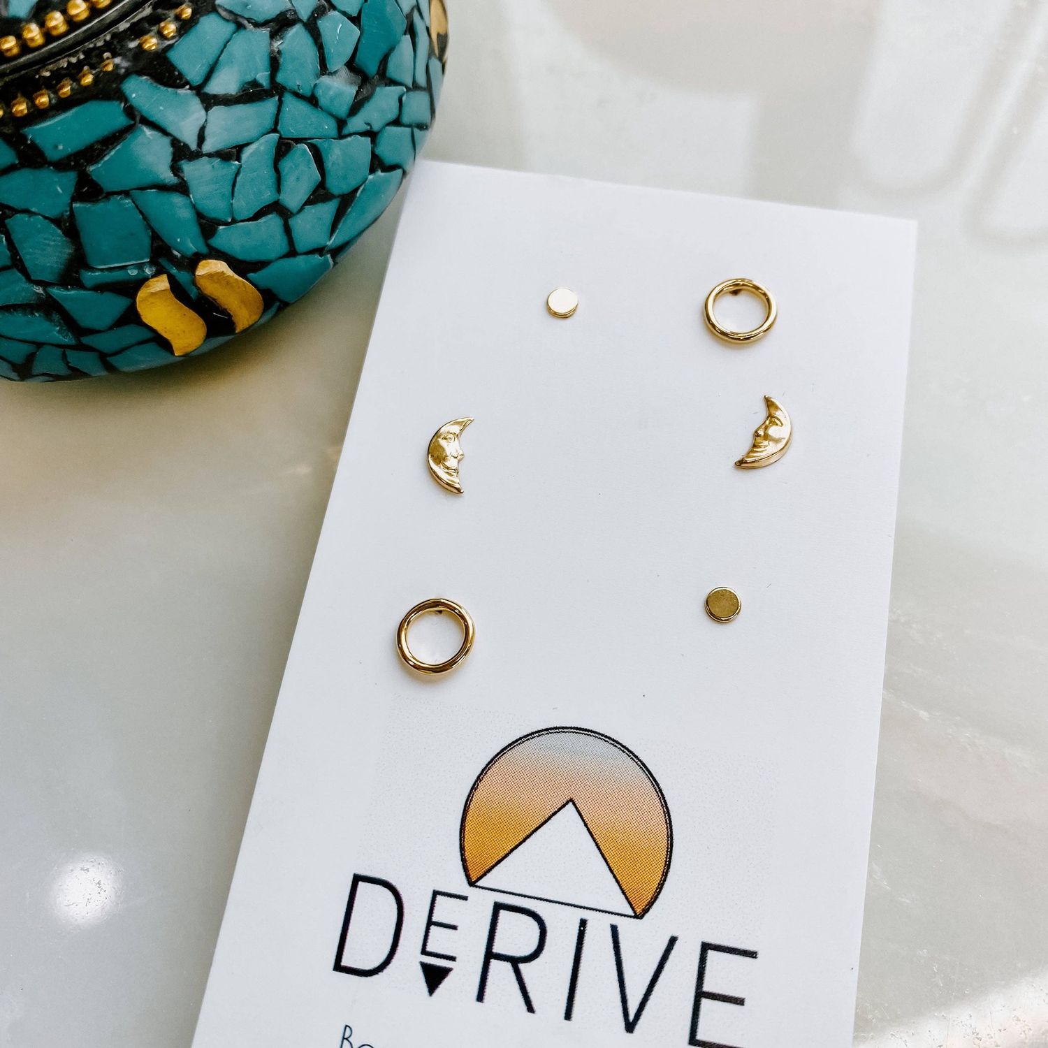 Derive Jewelry Moon Phase Stud Pack