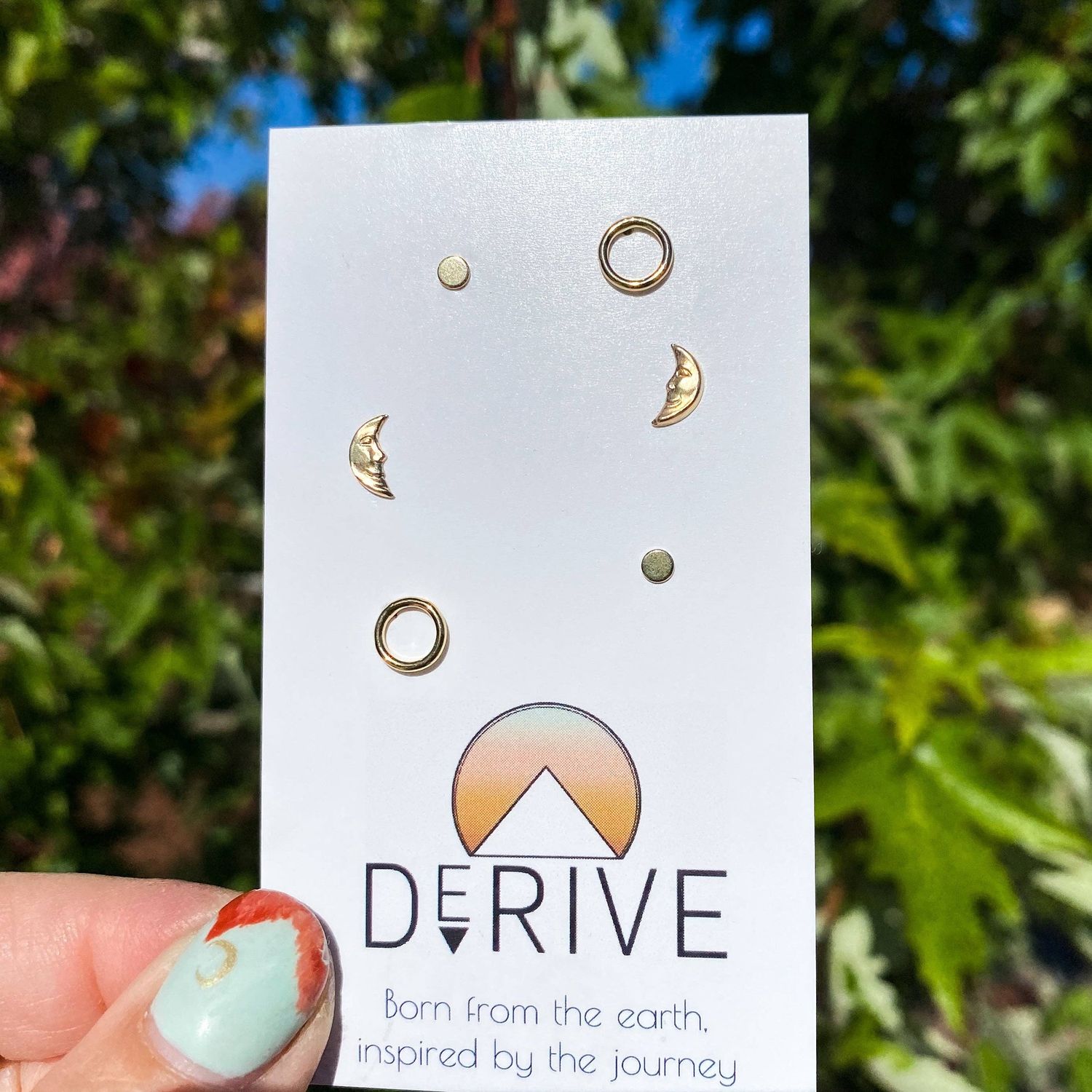 Derive Jewelry Moon Phase Stud Pack