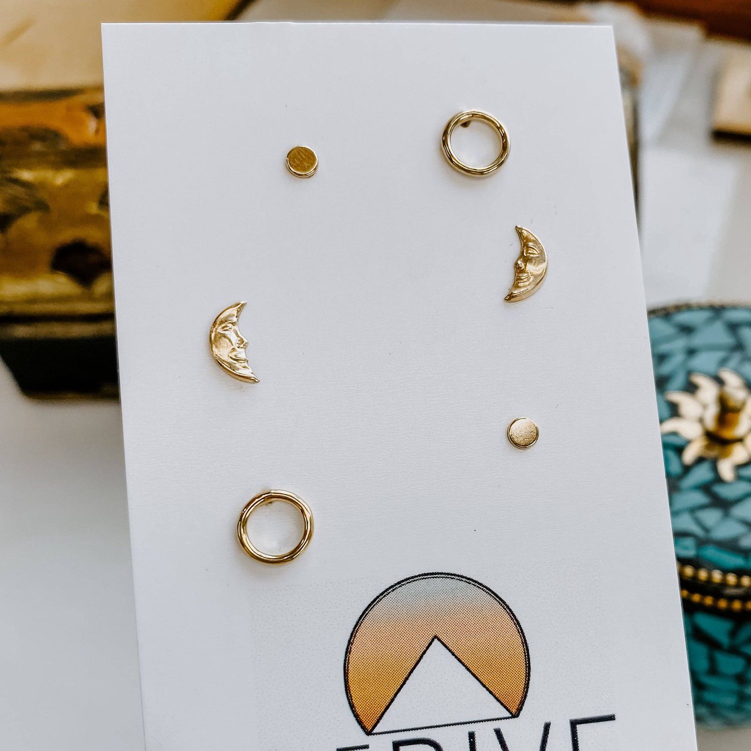 Derive Jewelry Moon Phase Stud Pack