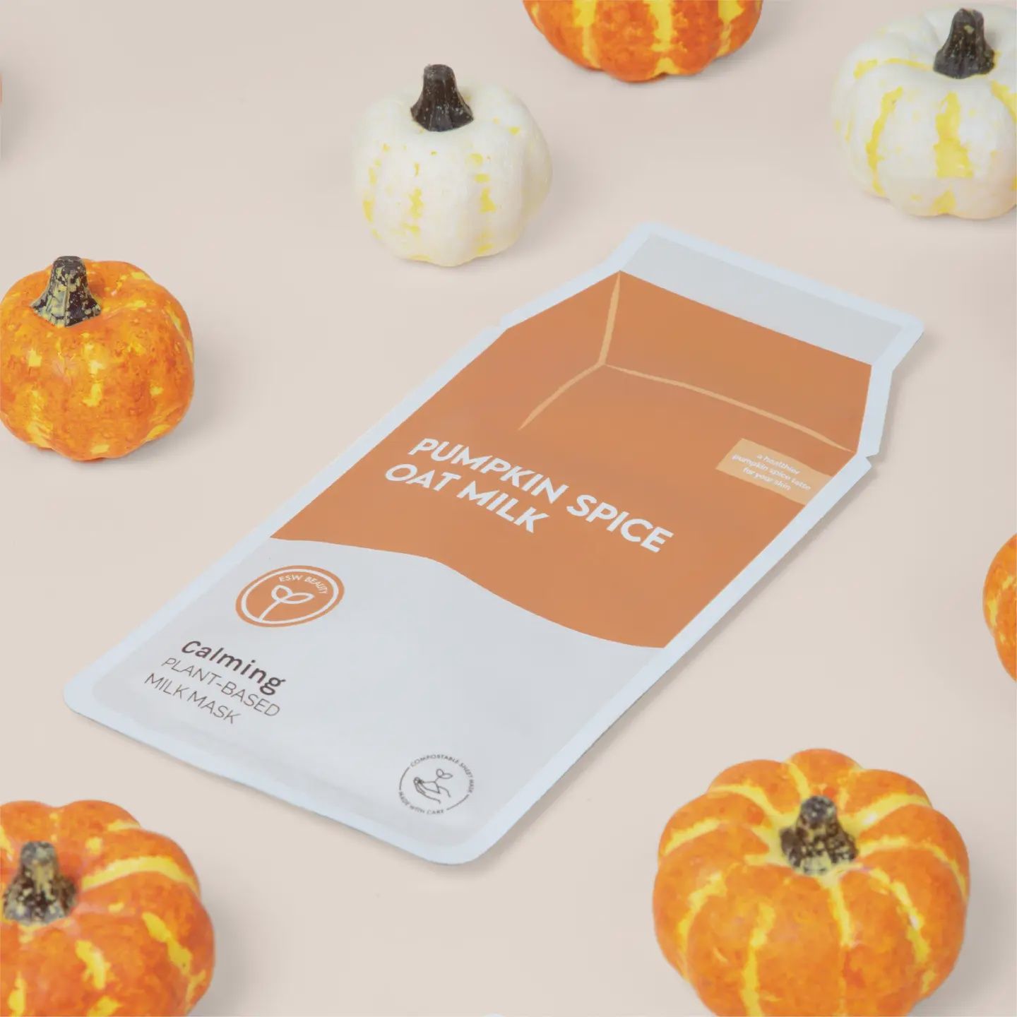 Pumpkin Spice Oat Milk Calming Single Use Mask