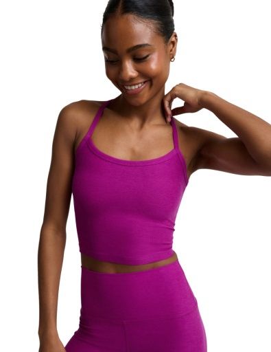 Beyond Yoga  Spacedye Slim Racerback Cropped Tank