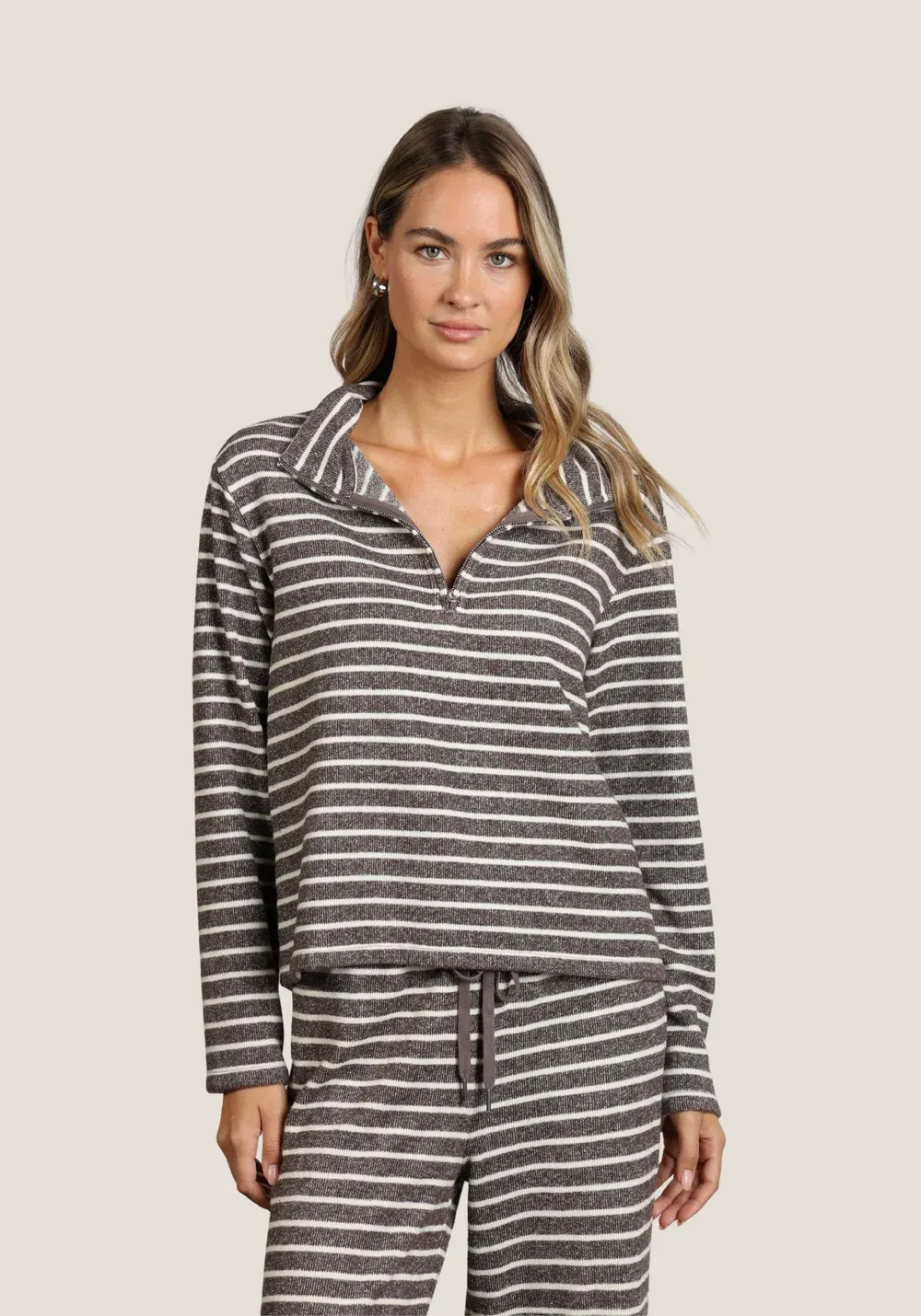 Dylan Brix Zip Pullover