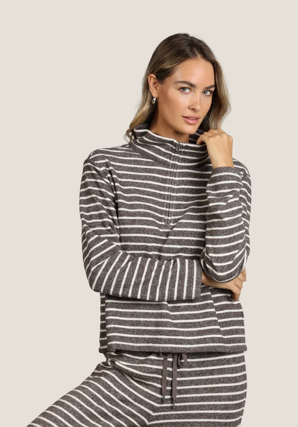 Dylan Brix Zip Pullover