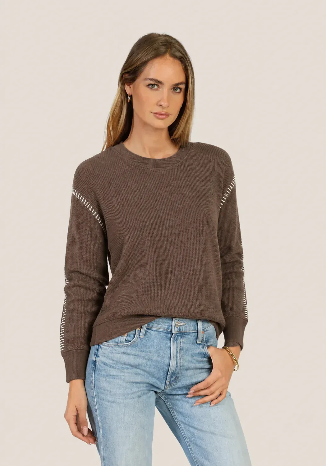 Dylan Blanket Stitch Sweatshirt
