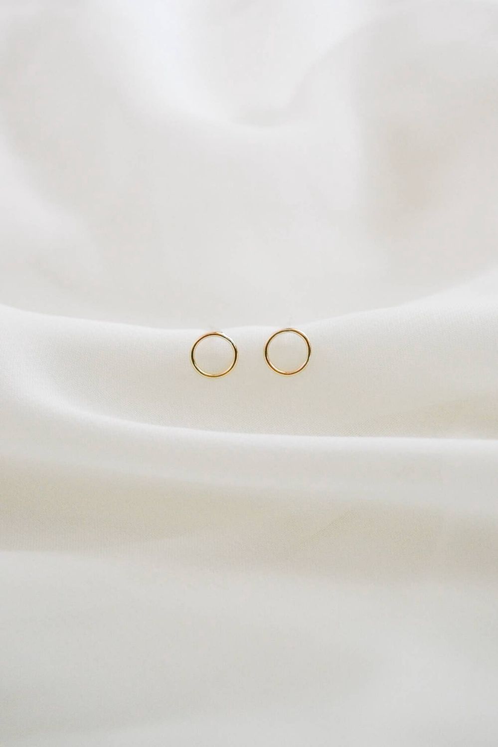 Heritage &amp; Bloom Circle Stud Earrings