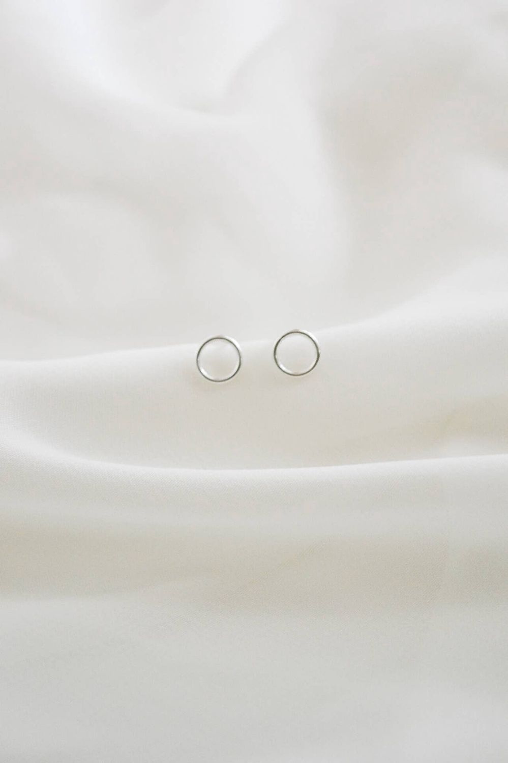Heritage &amp; Bloom Circle Stud Earrings