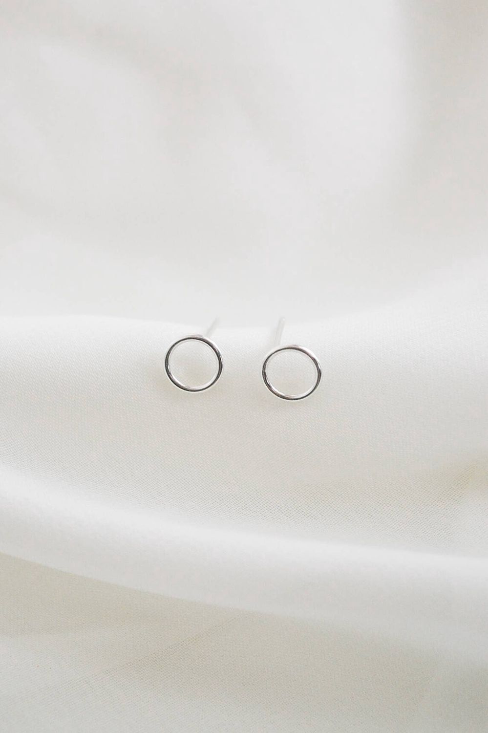 Heritage &amp; Bloom Circle Stud Earrings