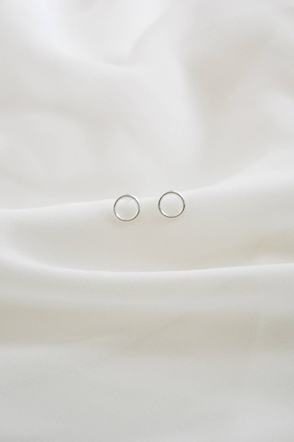 Heritage &amp; Bloom Circle Stud Earrings