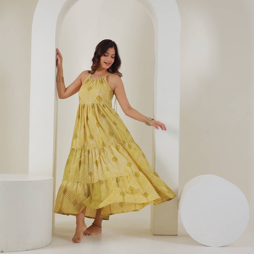 Fox and Mermaid Udvita Maxi Dress