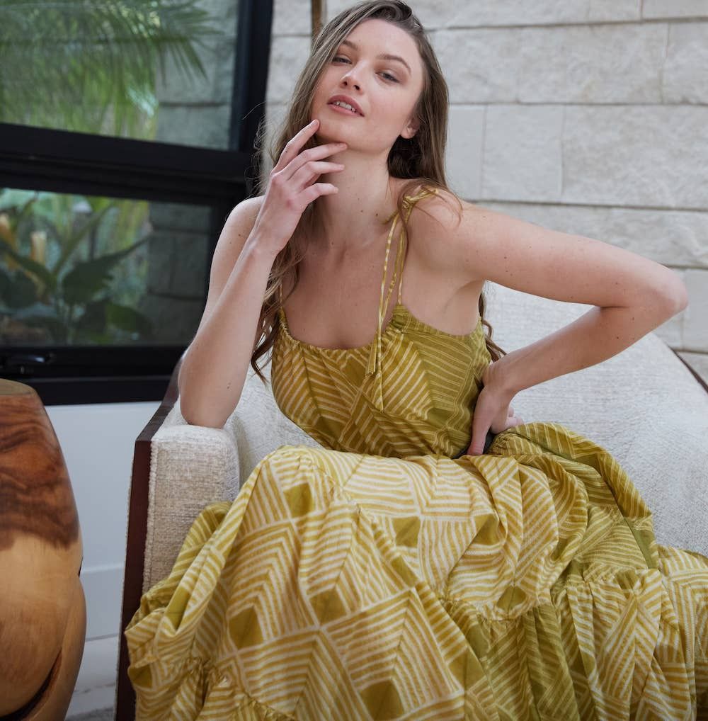 Fox and Mermaid Udvita Maxi Dress