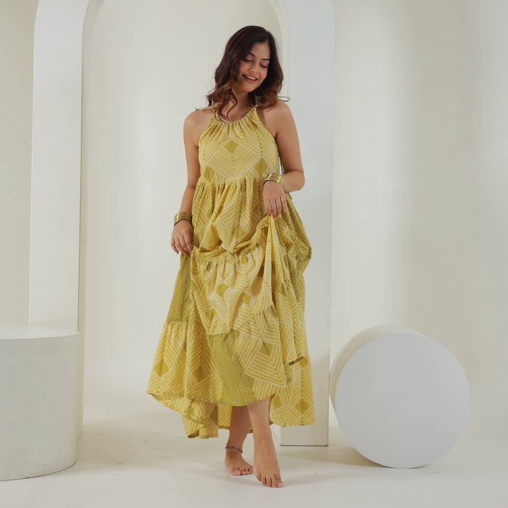 Fox and Mermaid Udvita Maxi Dress, Size: L/XL