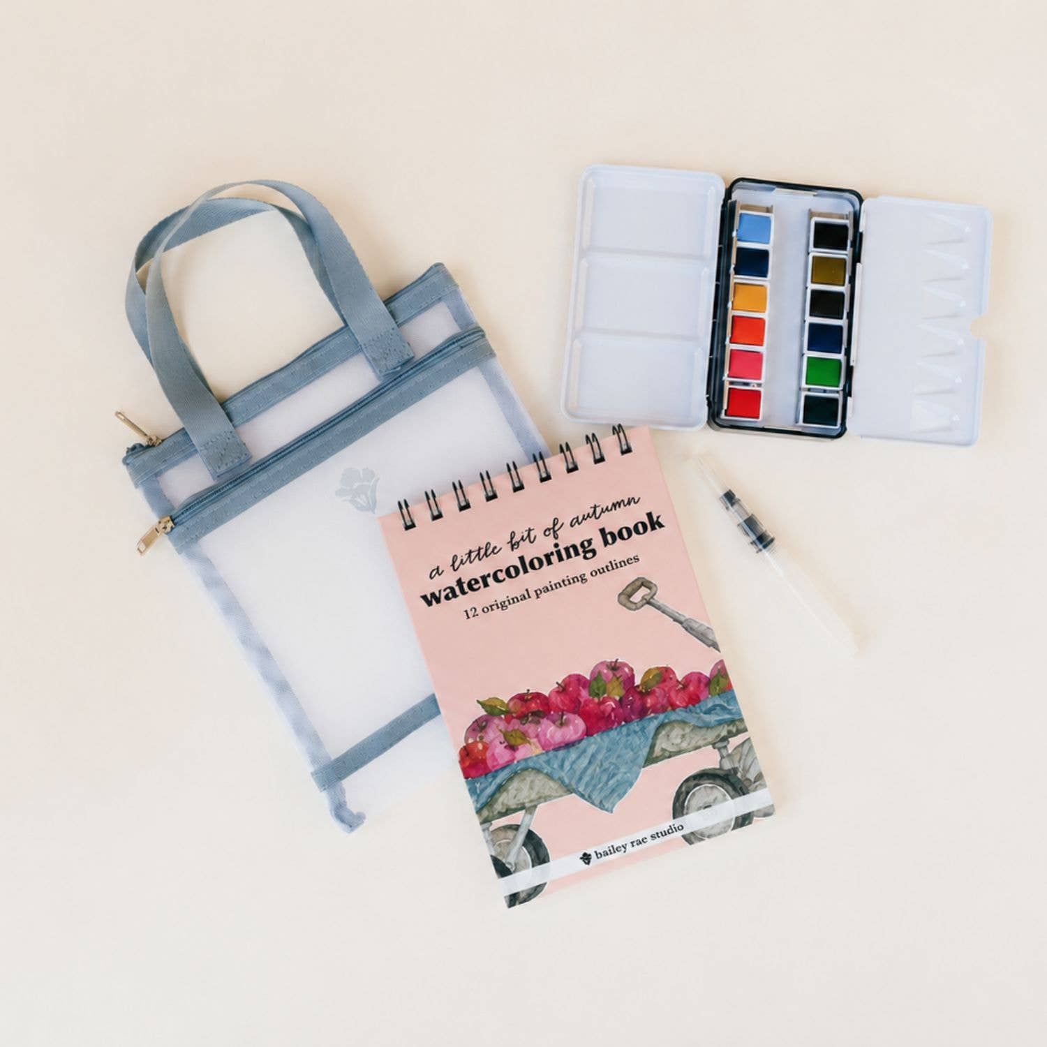 A little bit of autumn mini watercoloring book