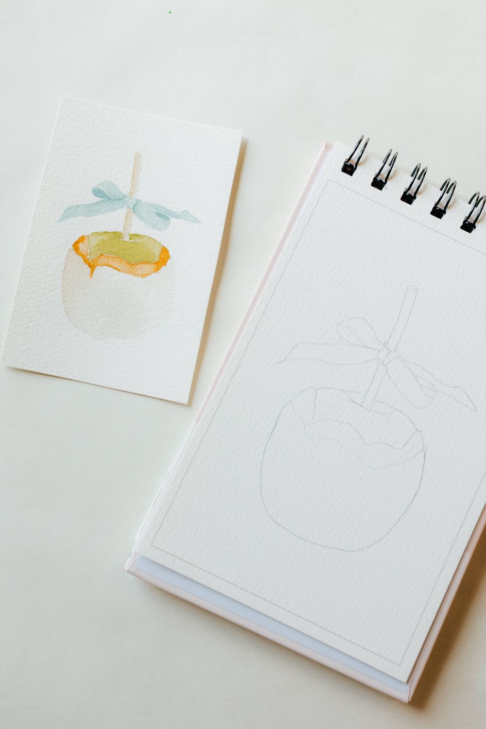 A little bit of autumn mini watercoloring book