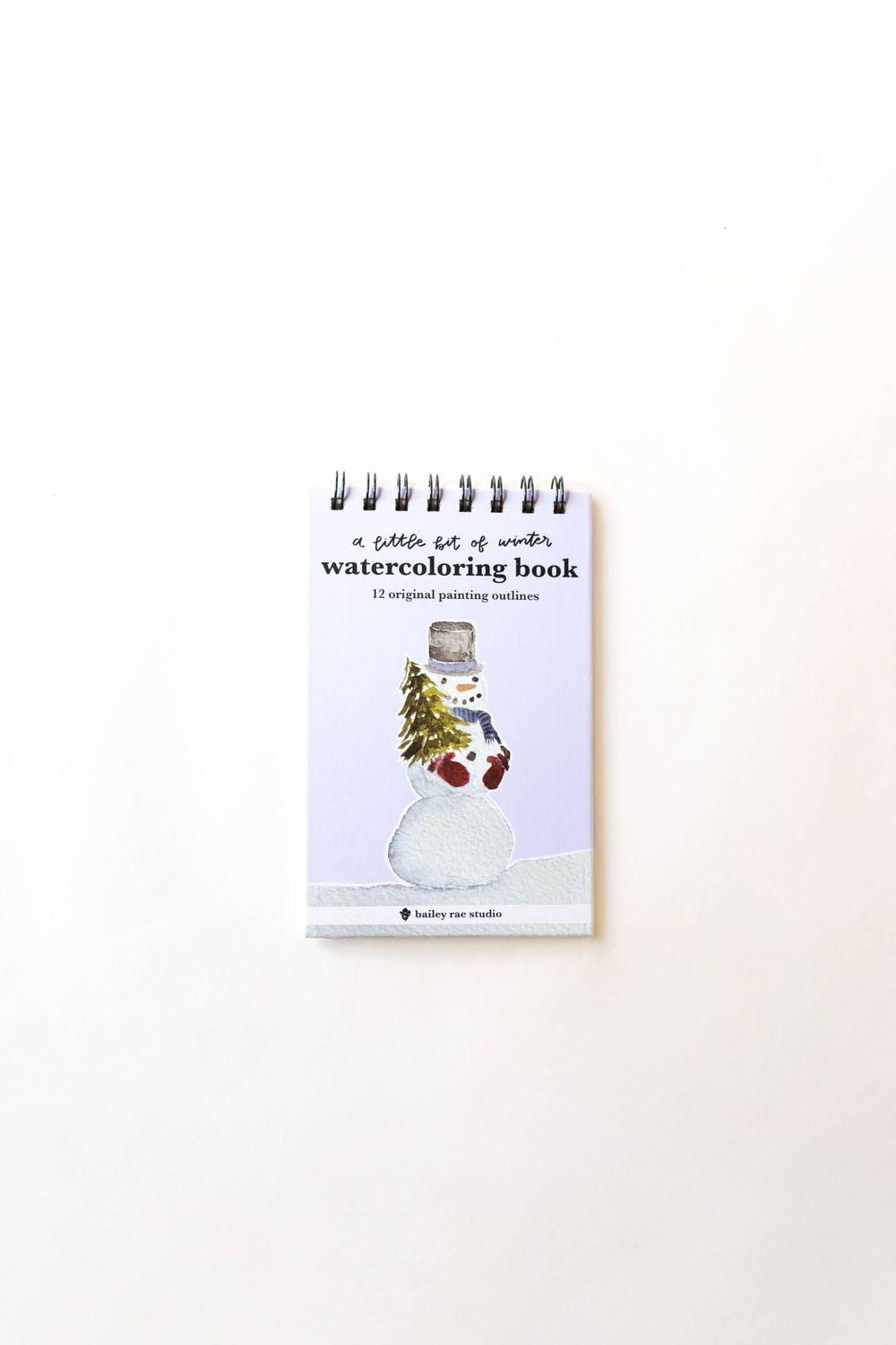 A little bit of winter - mini watercoloring book