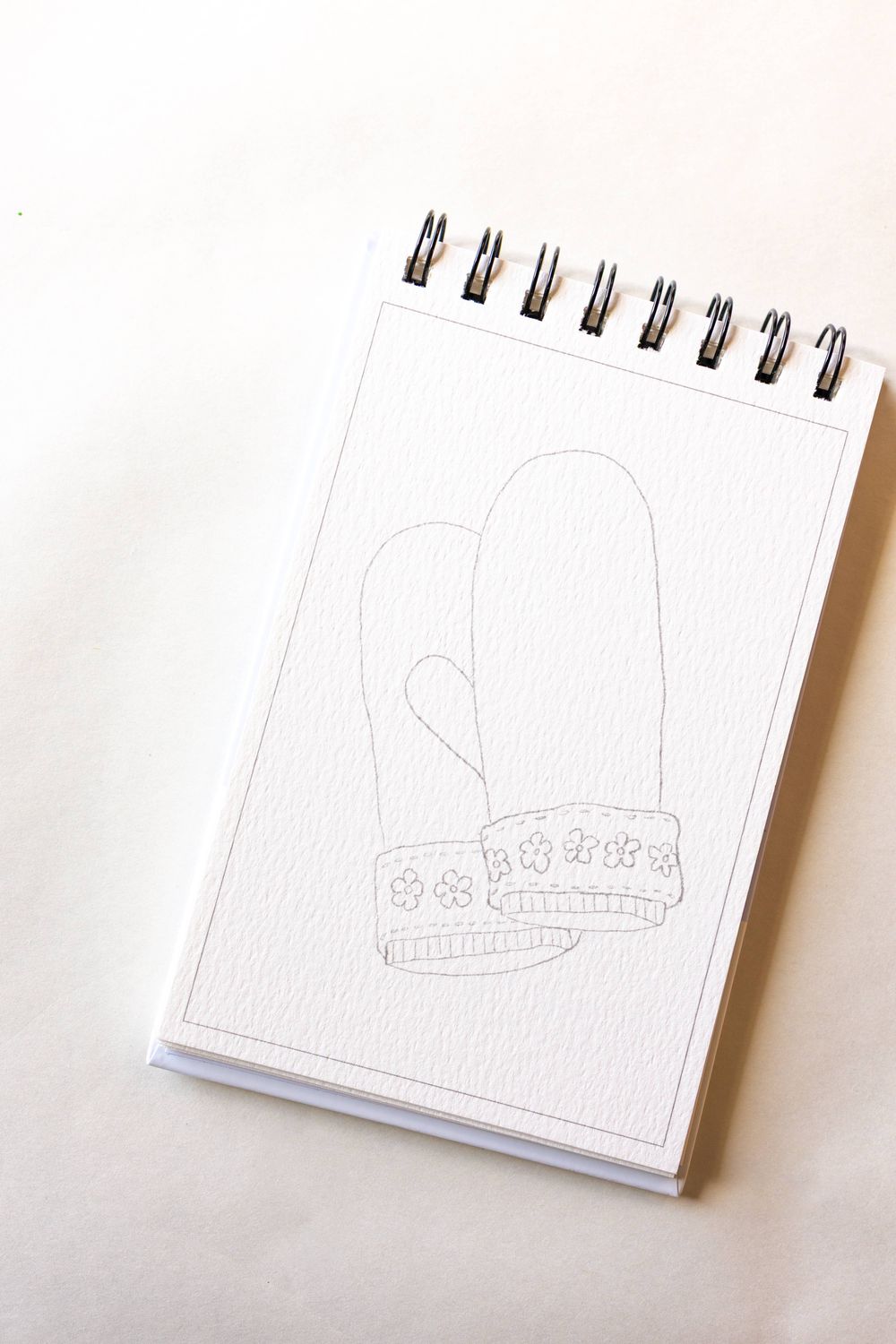 A little bit of winter - mini watercoloring book