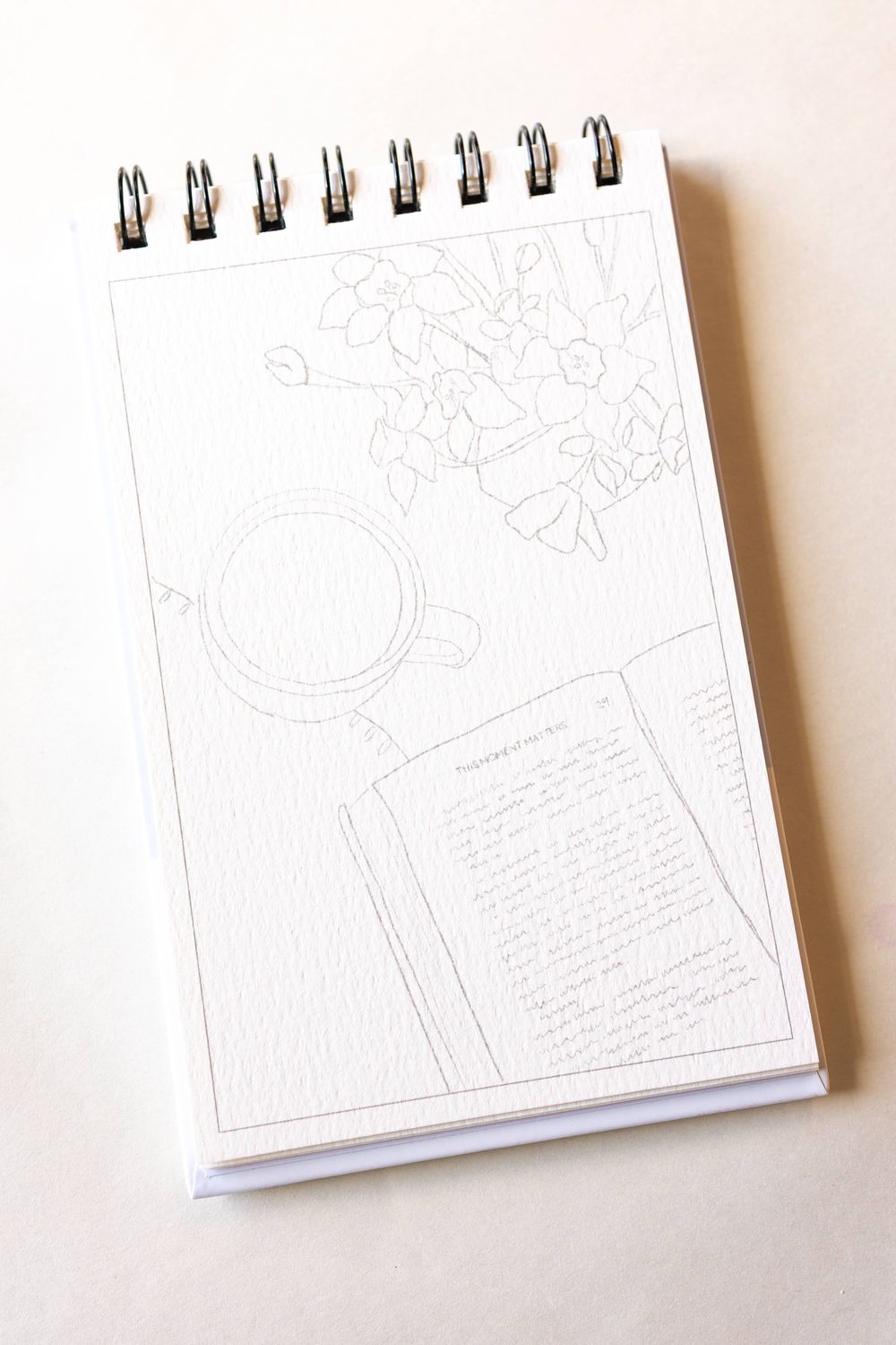 A little bit of winter - mini watercoloring book