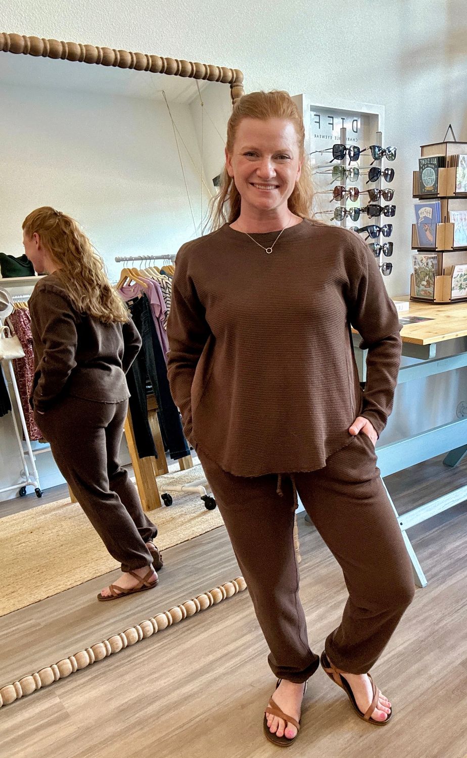 Hashttag Garment Dye Thermo Long John Pants