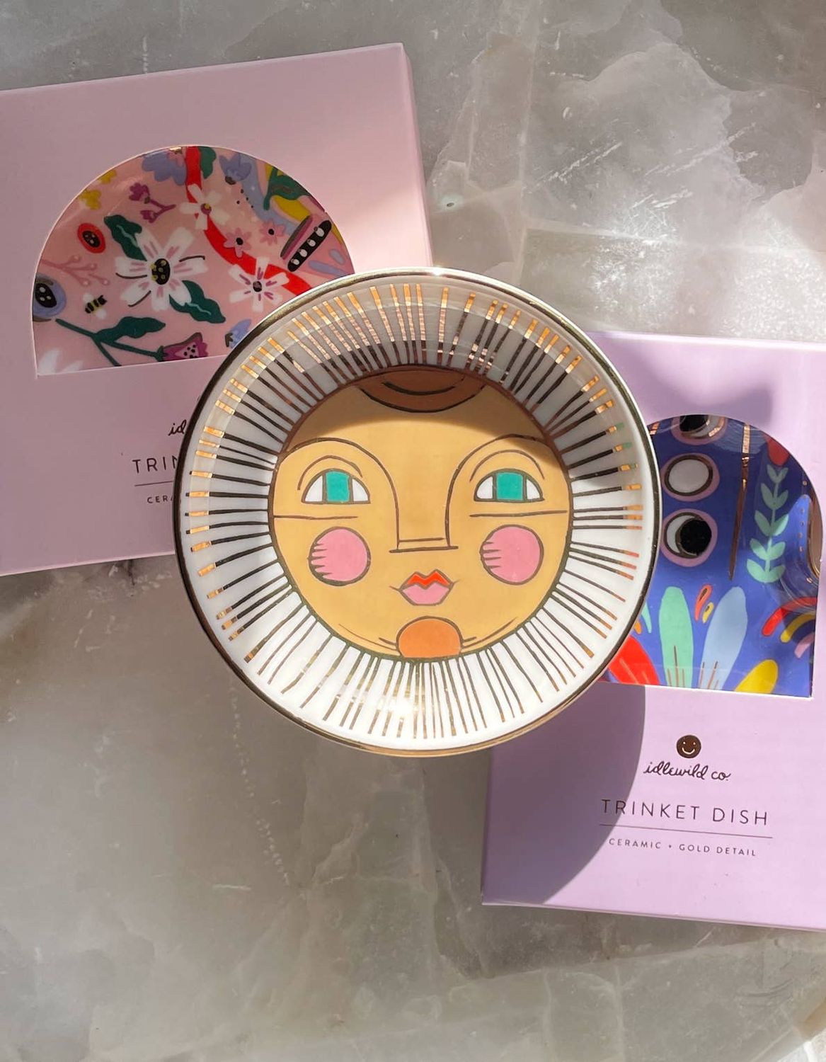 Porcelain Trinket Dish | Hamsa