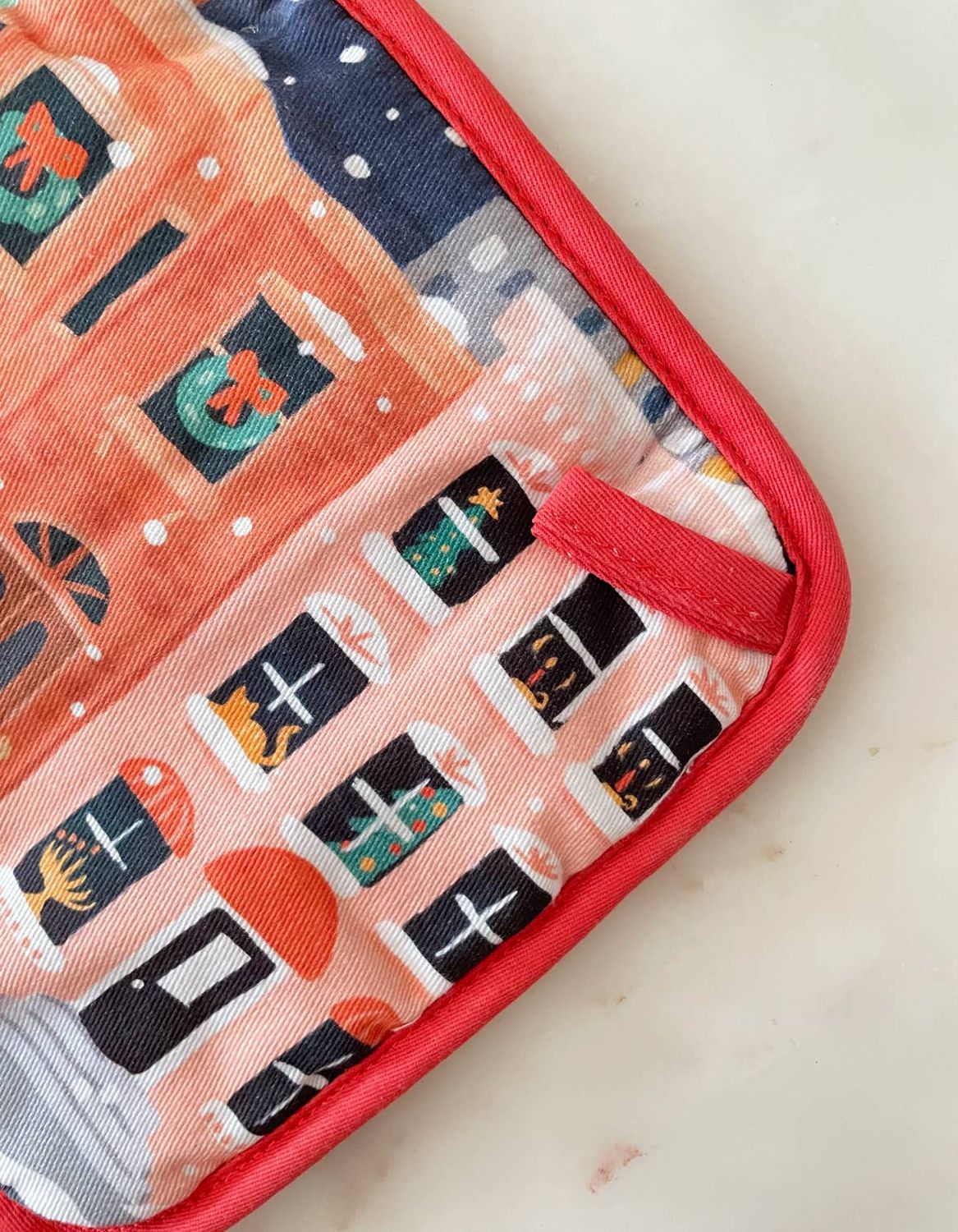 Holiday Cotton Oven Mitt + Potholder Set | Rockefeller Tree