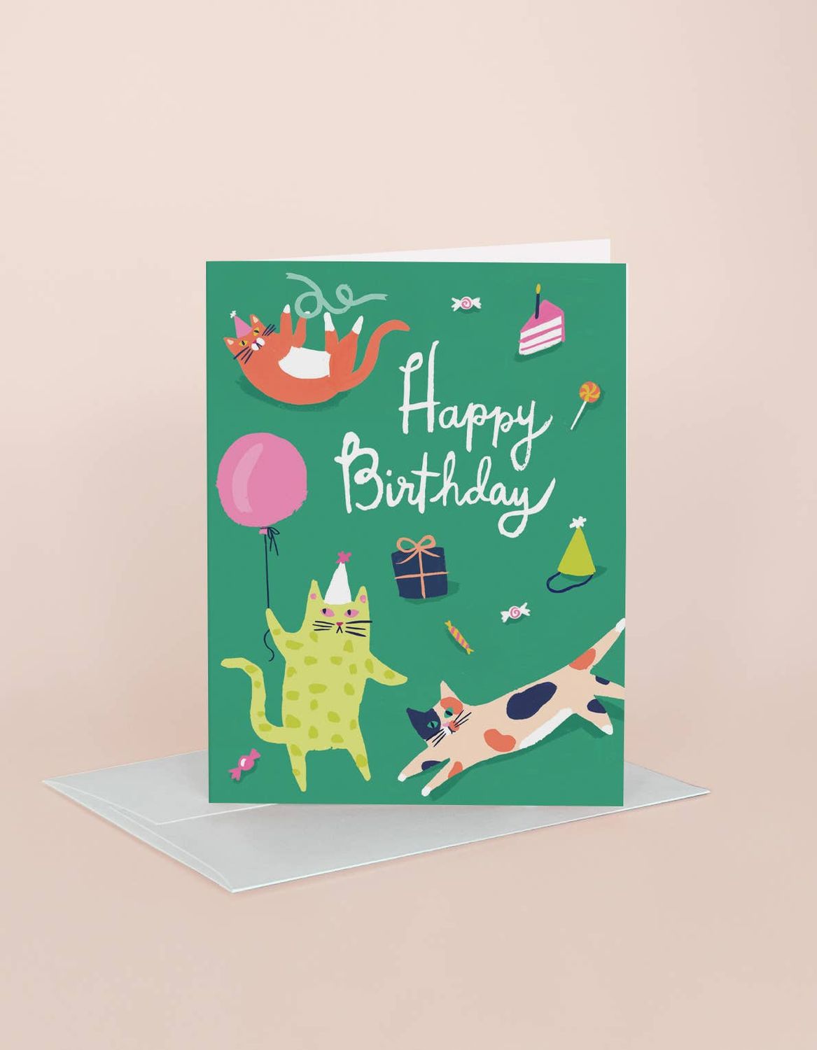 Idlewild Co. Birthday Greeting Card | Cat Party