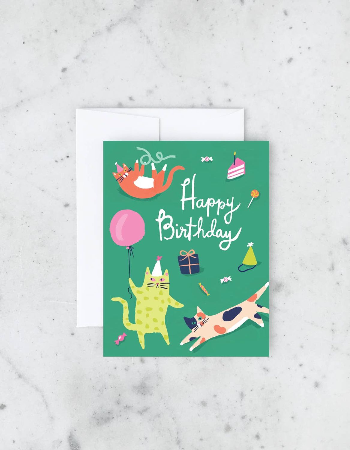 Idlewild Co. Birthday Greeting Card | Cat Party